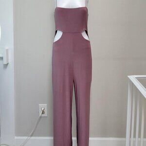 21 Saints Wide Leg Jumpsuit in Mauve